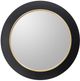 A & B Home Black/Gold Mirror with LEDLight-0