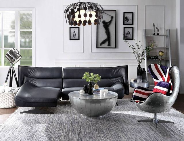 ACME Furniture Brancaster British Flag Swivel Accent Chair-1