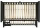 Elements International Calloway Antique Black Twin/Full Bunk Bed-3