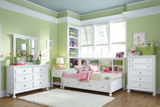 Signature Design by Ashley® Kaslyn White Bedroom Mirror-3