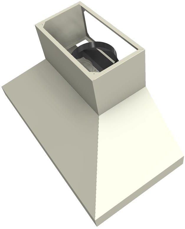Vent-A-Hood® 54" Biscuit Euro-Style Wall Mount Range Hood-1