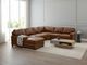 Soft Line America Leon 5-Piece Maple Left-Arm Facing Chaise Sectional-3
