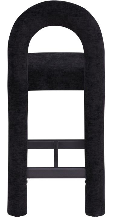 Meridian Furniture Amari Black Upholstered Counter Stool-3