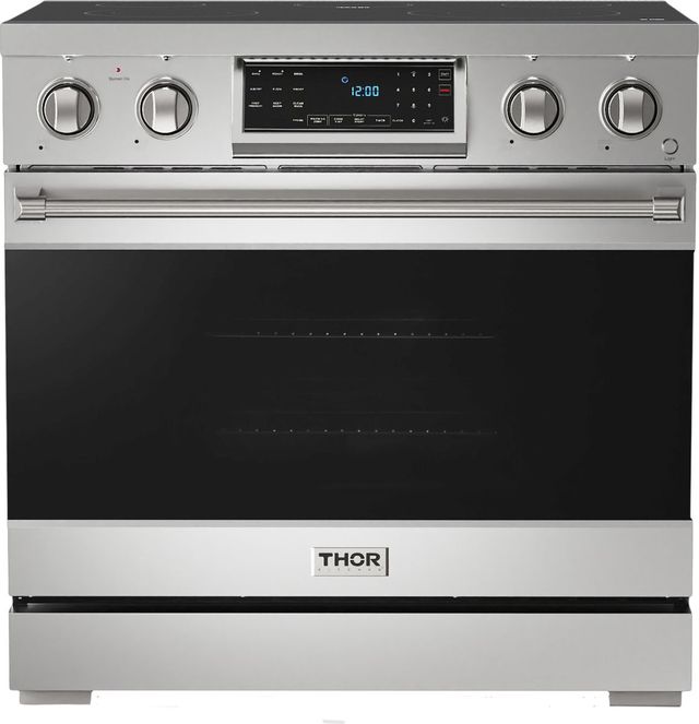 Thor Kitchen® Gordon Ramsay Series 36" Stainless Steel Pro Style Electric Range-0