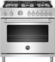 Bertazzoni Master Series 36" Stainless Steel Free Standing Gas Range-0