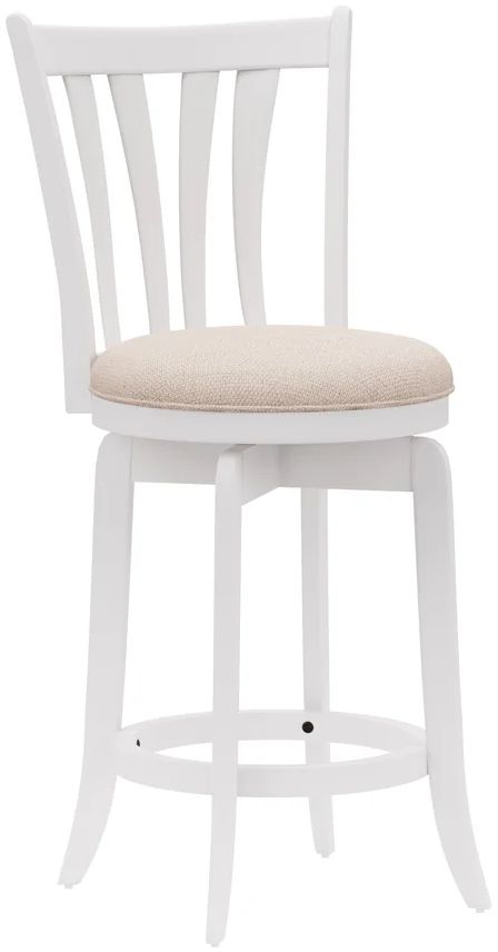 HH2 Home Savana White/Cream Counter Height Stool-0