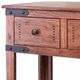 International Furniture Direct Parota II Brown Sofa Table-2