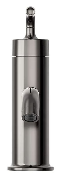 KOHLER® Purist® Vibrant Titanium Single-Handle Bathroom Sink Faucet with Straight Lever Handle-1