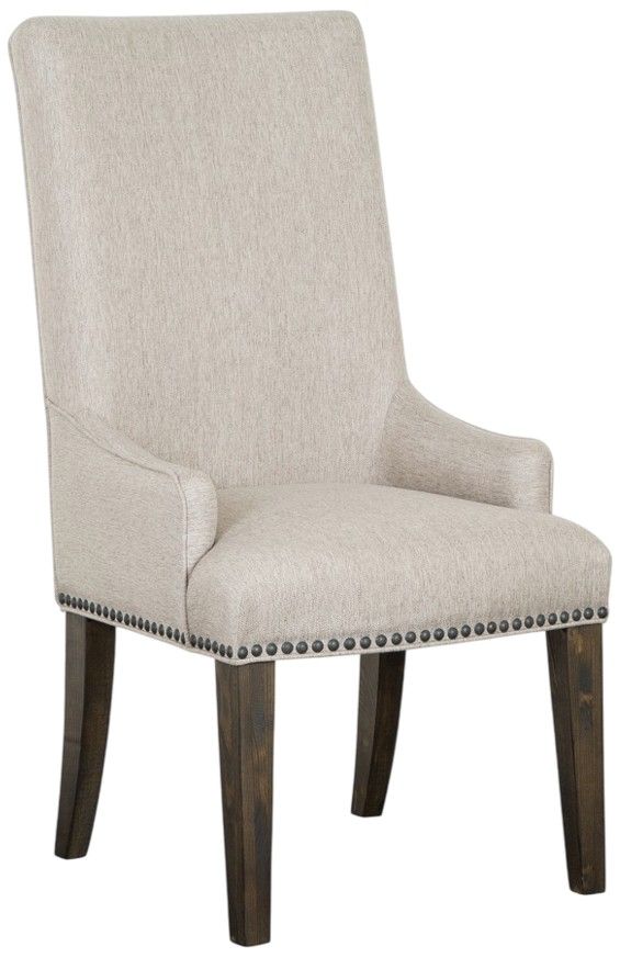 Magnussen Home® Bellamy Peppercorn Upholstered Host Side Chair-0
