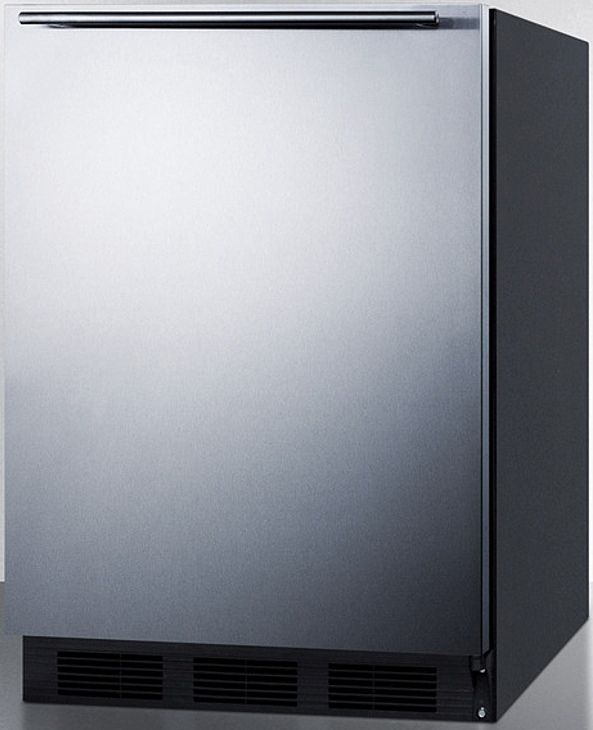 Summit® 24" 5.1 Cu. Ft. Stainless Steel Compact Refrigerator-1