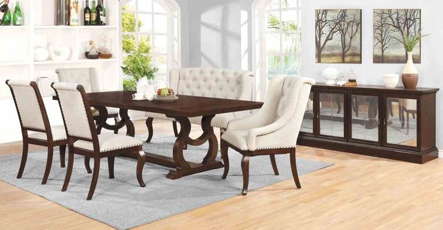 Coaster® Brockway Antique Java Dining Table-3