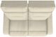 La-Z-Boy® Baron Natural Power Wall Reclining Loveseat with Headrest and Lumbar-5