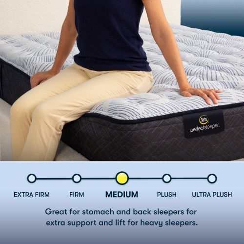 Serta® Perfect Sleeper® Blue Lagoon Nights 13.5" Wrapped Coil Medium Tight Top Twin Mattress-6