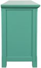 Jofran Inc. Isabella Aqua 54" Mirrored Accent Cabinet-4