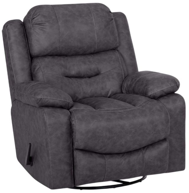 Franklin™ Decker Easter Slate Manual Swivel Glider Recliner-0
