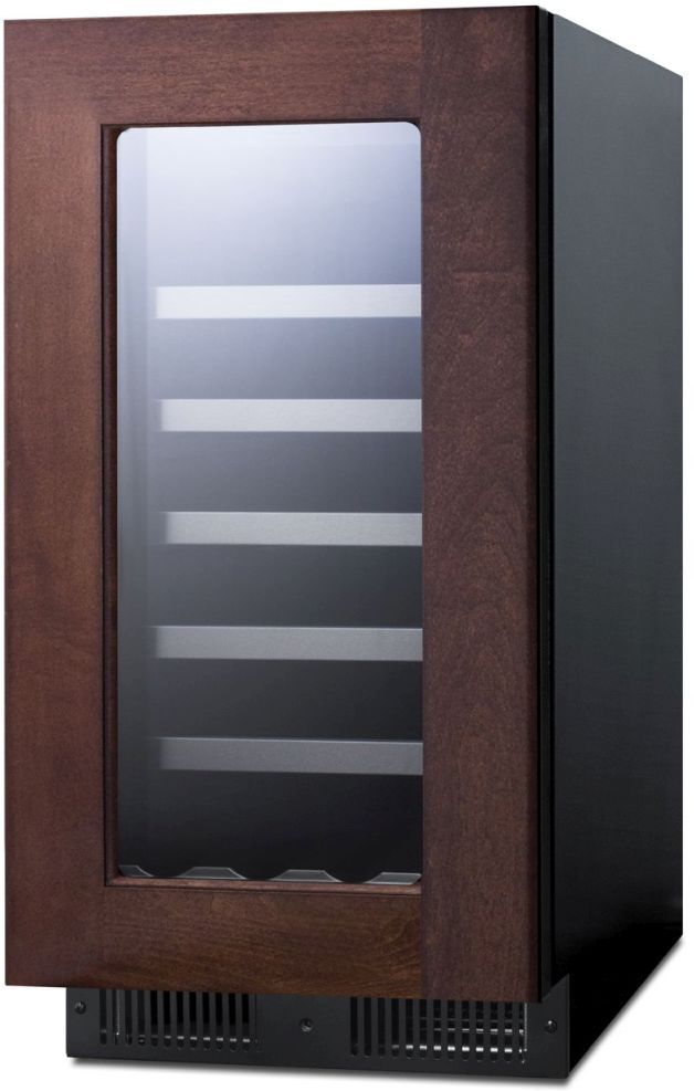 Summit® 18" Classic Collection 2.9 Cu. Ft. Panel Ready Built-In Wine Cooler-1