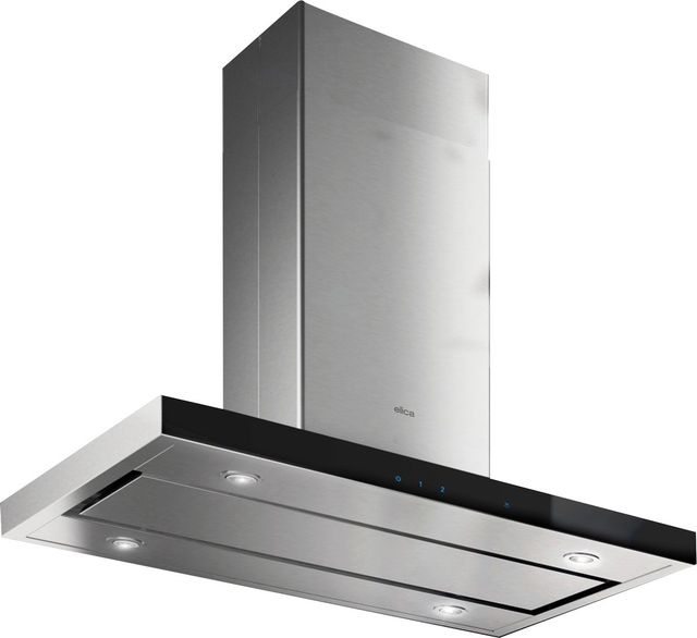 Elica Techne Series Salice 42" Stainless Steel Island Range Hood-0