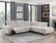 Homelegance® Adahlia 2-Piece Sand Right-Arm Facing Power Reclining Sectional and Chaise-1