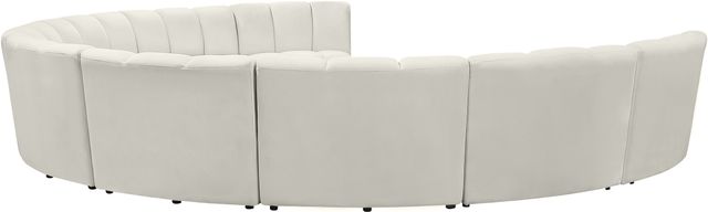 Meridian Furniture Infinity 9-Piece Cream Velvet Modular Sectional-2