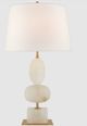 Visual Comfort Dani Alabaster Medium Table Lamp-0