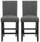 Global Furniture USA D1622 2-Piece Black Bar Stool Set-0