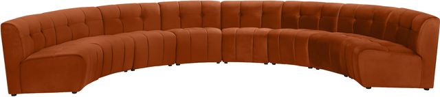 Meridian Furniture Limitless 8-Piece Cognac Modular Sectional-0