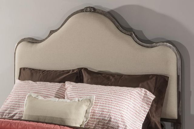 HH2 Home Delray Aged Steel/Linen Stone Queen Headboard-2