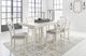 Signature Design by Ashley® Robbinsdale 7-Piece Antique White Counter Height Dining Table Set-3