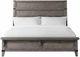 Intercon Forge Wire Brushed Steel Gray King Panel Bed-2