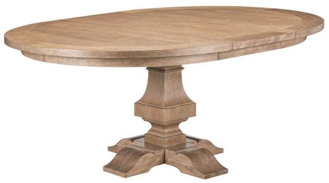Liberty Furniture Haven Hills 5-Piece Camel Beige/Sand Pedestal Table Set-2
