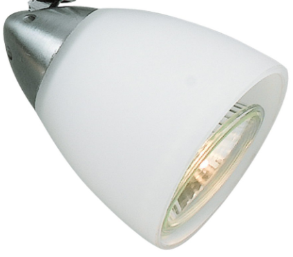 Cal® Lighting & Accessories Brushed Steel/White Track Light-1