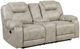 Homelegance® Gainesville Pewter Double Manual Reclining Loveseat with Center Console-0