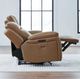 Liberty Furniture Callihan York Butternut Leather Power Reclining Loveseat with Console-3