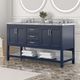 Furniture of America® Reston Blue 61" Vanity with Top/Sink-0