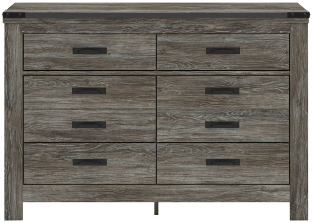 Signature Design by Ashley® Frandern Gray Dresser and Mirror-4