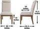 Steve Silver Co. Garland 5-Piece Beige/Toffee Dining Set-2