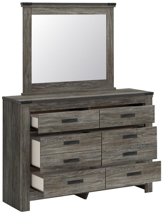 metallic grey dresser Carissa Gray Dresser