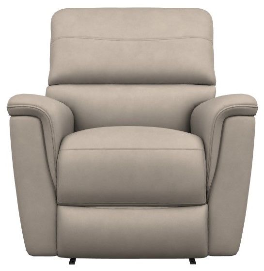 La-Z-Boy® Ava Ivory Leather Power Wall Recliner with Headrest and Lumbar-1