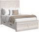 Elements International Avalanche Antique White Queen Storage Panel Bed-0