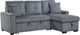 Homelegance® Rhett 3-Piece Gray Right-Arm Facing Reversible Sleeper Sectional-0