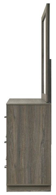 Coaster® Fenwick Almond/Gray Oak Dresser and Mirror-3