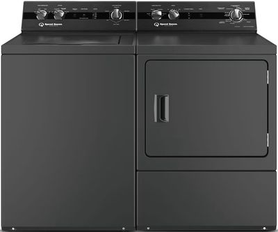 Speed Queen Matte Black Laundry Pair Speed Queen Matte Black Laundry Pair