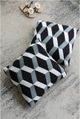 A & B Home Black/Gray/White Cashmere Throw Pillow-1