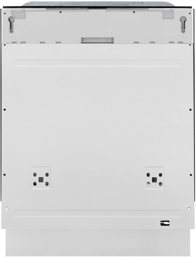 ZLINE Autograph Edition Monument 24" Panel Ready 3rd Rack Tall Tub Top Control Built In Dishwasher with Matte Black Handle-1