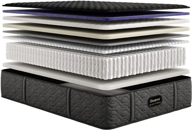 Beautyrest Black® Series 3 Hybrid 15" Medium Smooth Top Twin XL Mattress-2