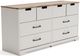Signature Design by Ashley® Vaibryn 2-Piece White Full Platform Bed Set-2