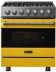 Viking® 3 Series 30" Daffodil Pro Style Natural Gas Range-2