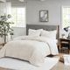 Olliix by Madison Park Arctic Ivory Twin Fur Down Alternative Comforter Mini Set-5