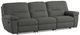 Emerald Home Alberta 3-Piece Charcoal Gray Reclining Sectional Sofa-0