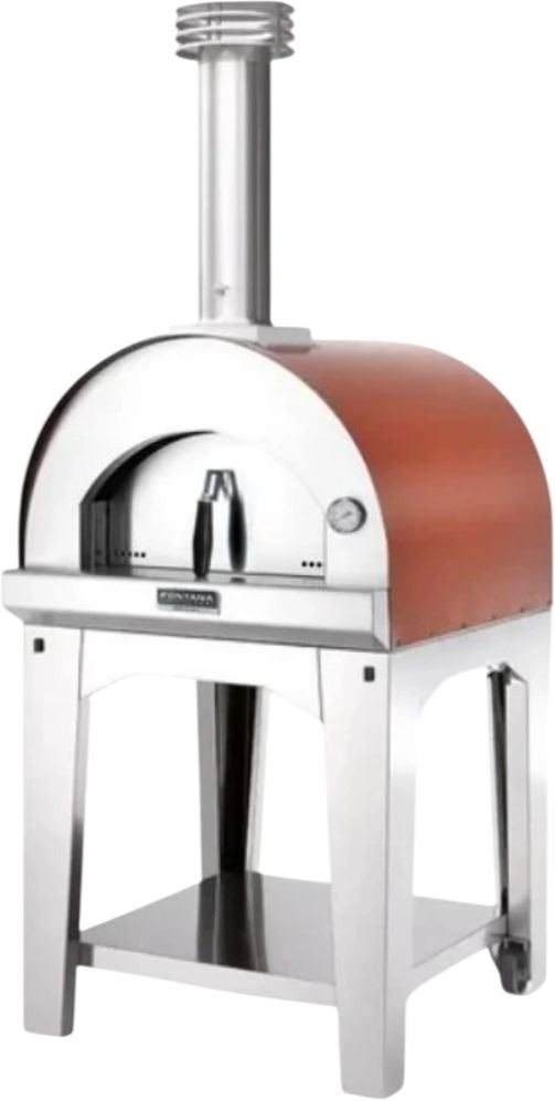 Fontana Forni Margherita 31" Red Pizza Oven -1